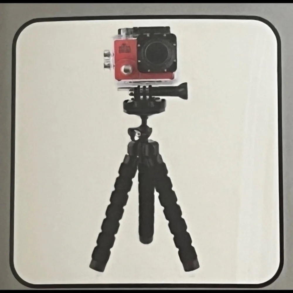New Explore One 1080p Action Video Waterproof WIFI Camera with‎ Accessories